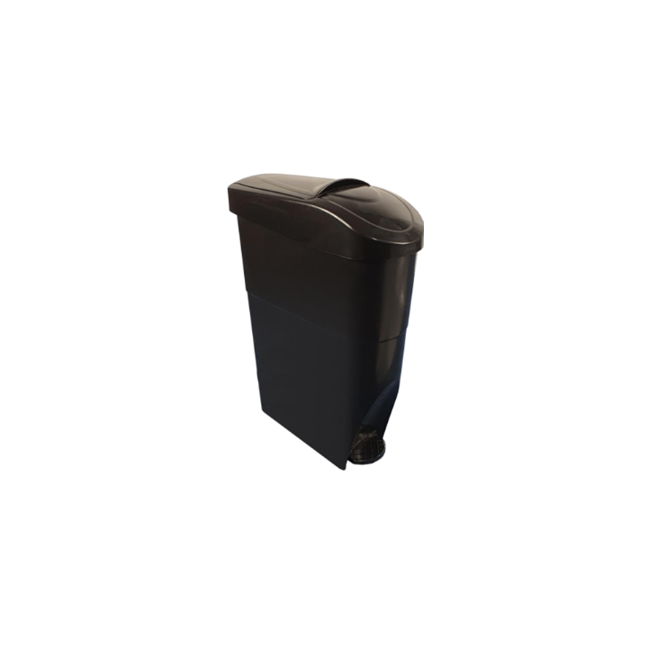 Poubelle Hygiène Féminine Noir - 12L