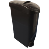 Poubelle Hygiène Féminine Noir - 12L
