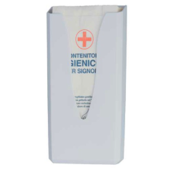 Distributeur de sachets périodiques Blanc - Pour hygiène féminine