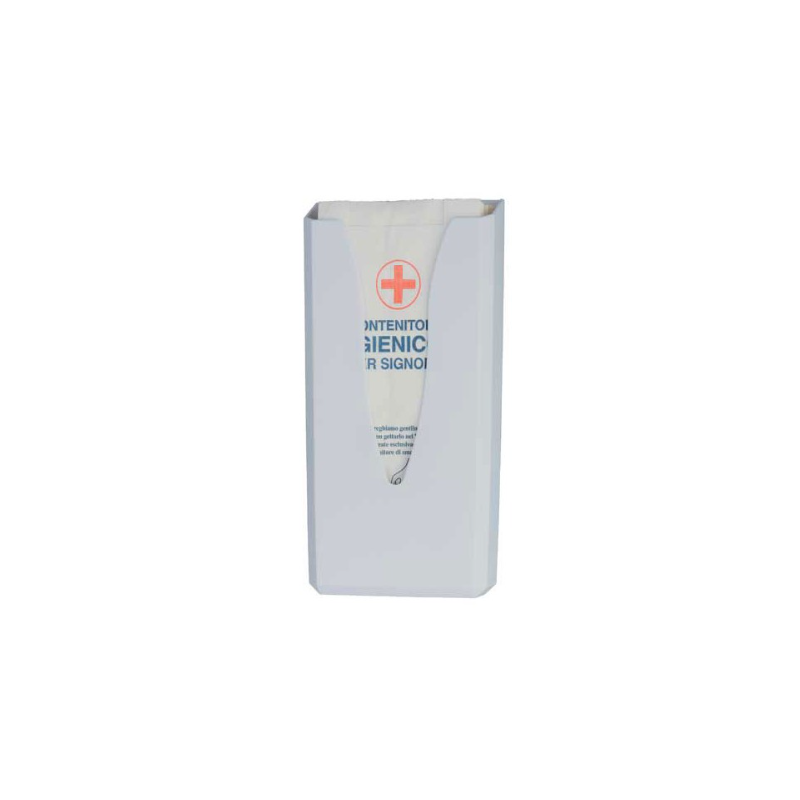 Distributeur de sachets périodiques Blanc - Pour hygiène féminine