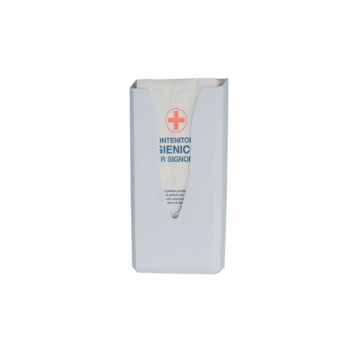 Distributeur de sachets périodiques Blanc - Pour hygiène féminine