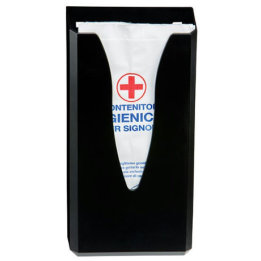 Distributeur de sachets périodiques Noir - Pour hygiène féminine