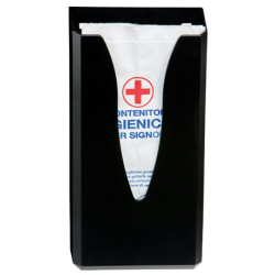 Distributeur de sachets périodiques Noir - Pour hygiène féminine