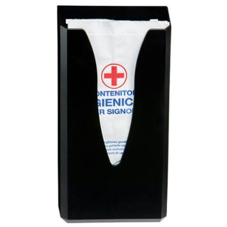 Distributeur de sachets périodiques Noir - Pour hygiène féminine