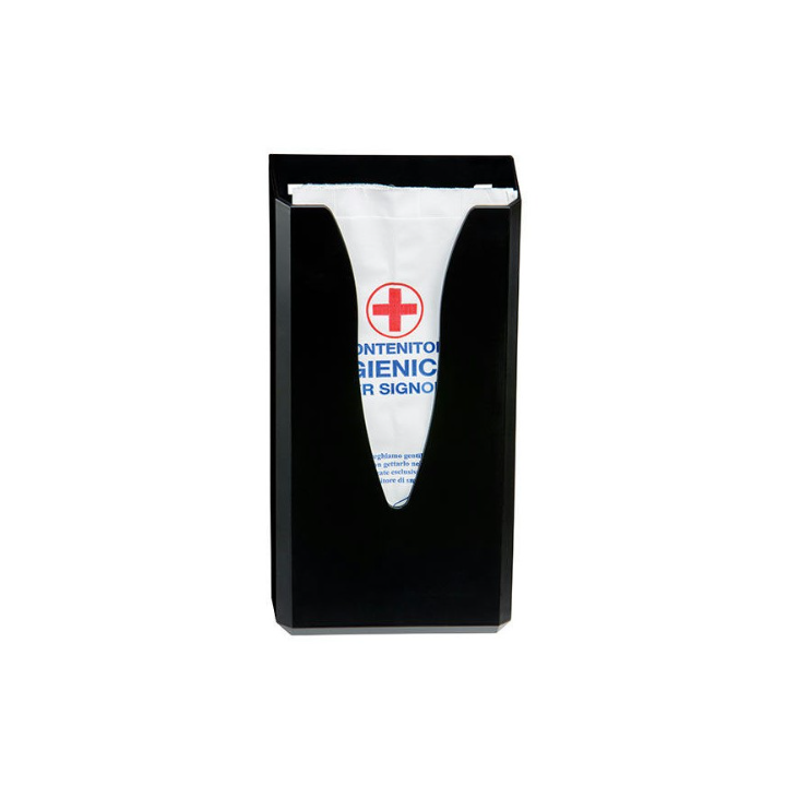 Distributeur de sachets périodiques Noir - Pour hygiène féminine