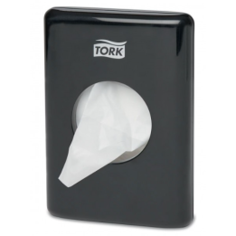Distributeur de sachets périodiques TORK Elevation B5 Noir - Pour hygiène féminine