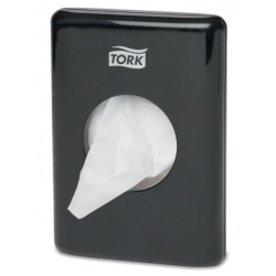 Distributeur de sachets périodiques TORK Elevation B5 Noir - Pour hygiène féminine