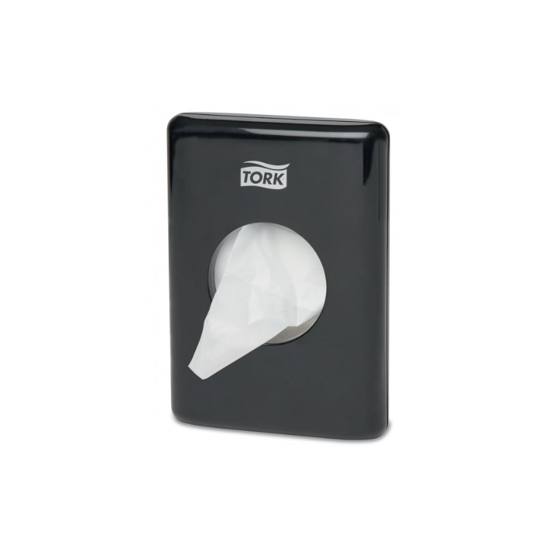Distributeur de sachets périodiques TORK Elevation B5 Noir - Pour hygiène féminine