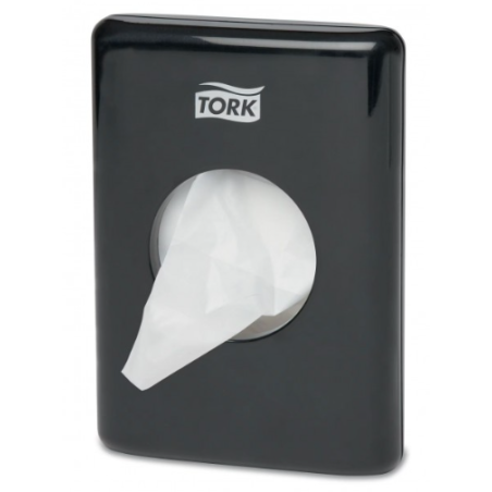 Distributeur de sachets périodiques TORK Elevation B5 Noir - Pour hygiène féminine