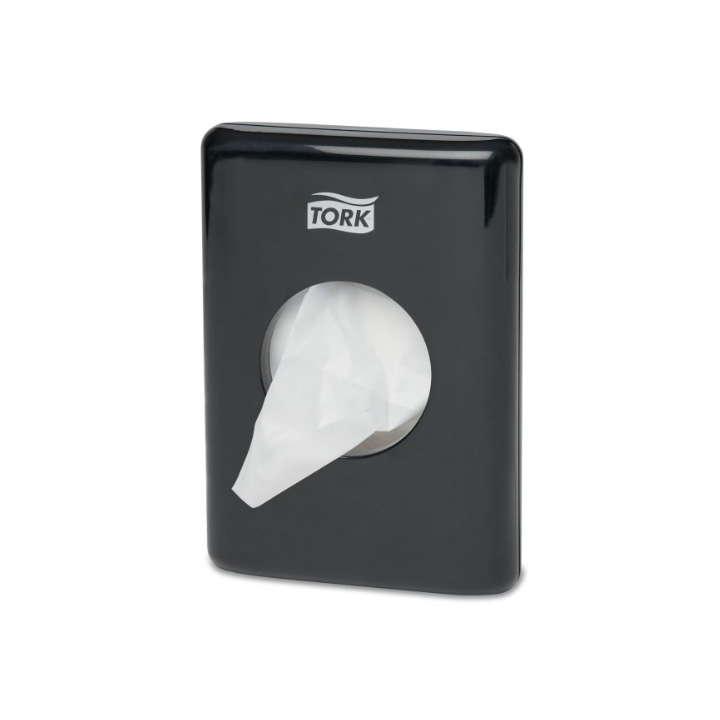 Distributeur de sachets périodiques TORK Elevation B5 Noir - Pour hygiène féminine