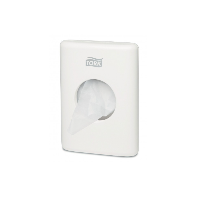 Distributeur de sachets périodiques TORK Elevation B5 Blanc - Pour hygiène féminine