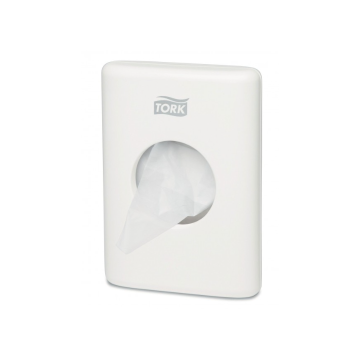 Distributeur de sachets périodiques TORK Elevation B5 Blanc - Pour hygiène féminine