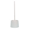 Brosse WC Classic - En Polypropylène - Brosse + Socle Blanc