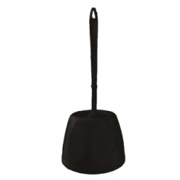 Brosse WC Classic - En Polypropylène - Brosse + Socle Noir