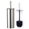Brosse WC  - Avec Brosse Noire - Inox Brossé