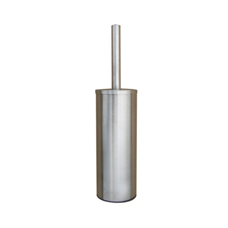 Brosse WC  - Avec Brosse Noire - Inox Brossé