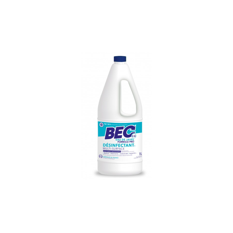 Javel Liquide 2,6% - Bidon 1L