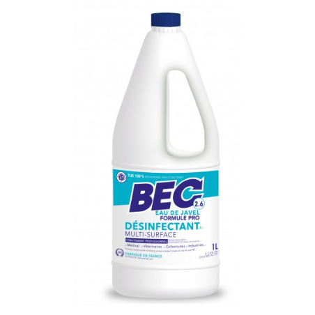 Javel Liquide 2,6% - Bidon 1L