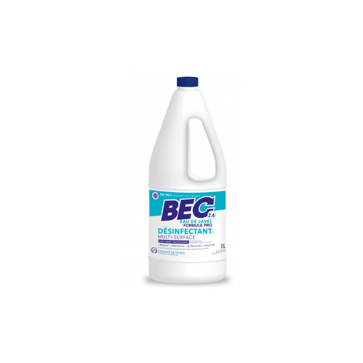 Javel Liquide 2,6% - Bidon 1L