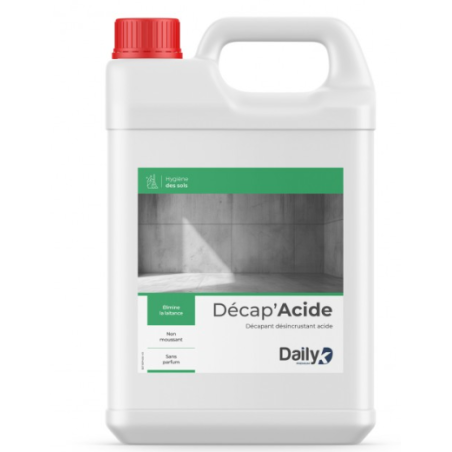 Décap'Acide - Décapant Désincrutant Acide - Bidon 5L