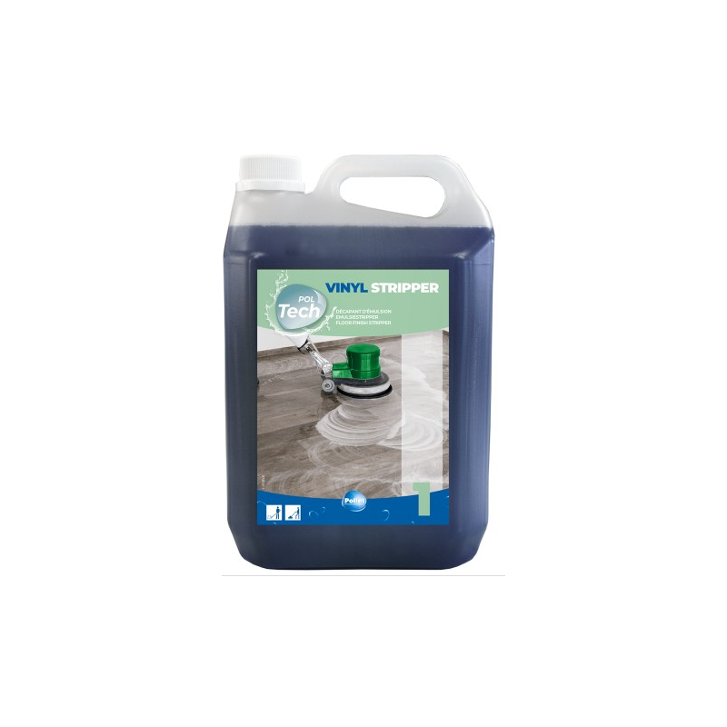 Poltech Vinyl Stripper - Décapant Sans Rinçage - Bidon 5L