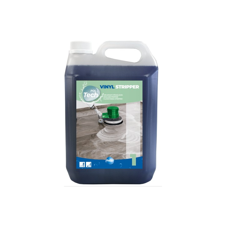 Poltech Vinyl Stripper - Décapant Sans Rinçage - Bidon 5L