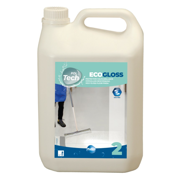 Poltech Ecogloss -  Protection Haute Brillance et Résistance - Bidon 5L