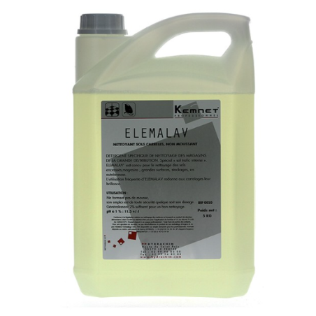Elemalav - Détergent Non Moussant - Bidon 5L