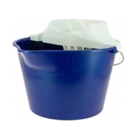 Seau rond bleu 12L avec essoreur (ex 124026)