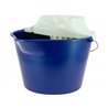 Seau rond bleu 12L avec essoreur (ex 124026)