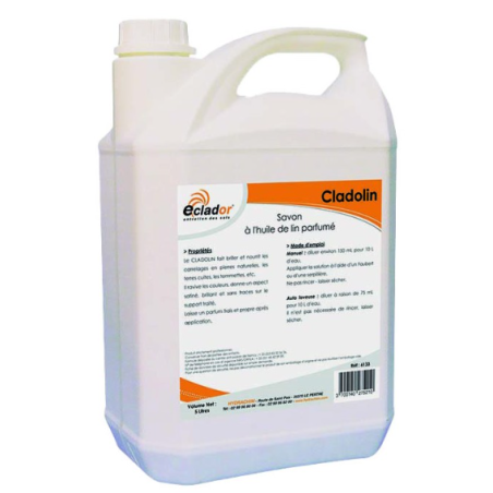 Cladolin - Savon Liquide A L'huile De Lin - Bidon 5L