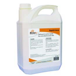Rapid'Clean - Nettoyant Sols Brillants et Vitrés - Bidon 5L